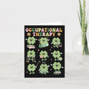 Shamrock Occupational Therapy St Patrick's Day Ot  Card