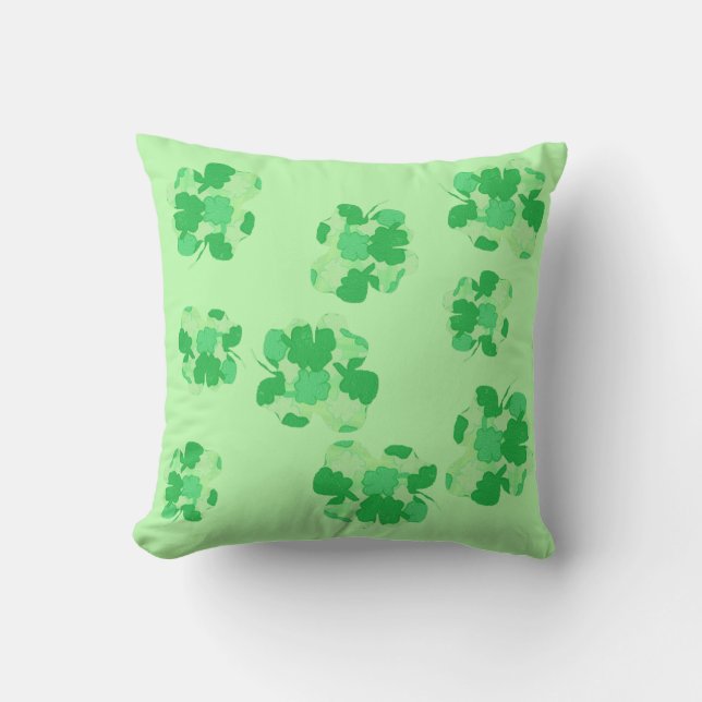 Shamrock of Shamrocks Reversible Pillows (Front)