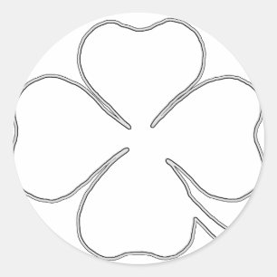 Shamrock Outline Sticker
