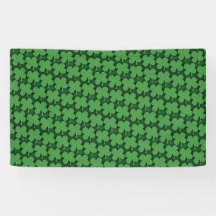 Shamrock Pattern Banner