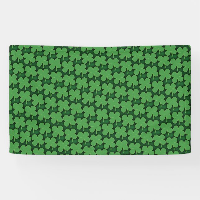 Shamrock Pattern Banner (Horizontal)