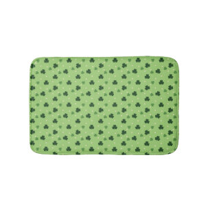 Shamrock Pattern Bath Mat