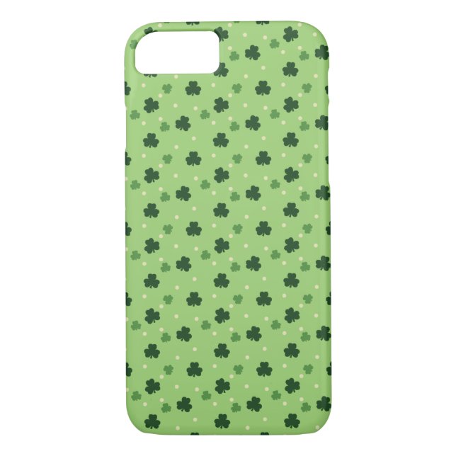 Shamrock Pattern iPhone Case (Back)