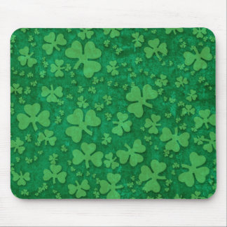 Shamrock Pattern Mouse Pad