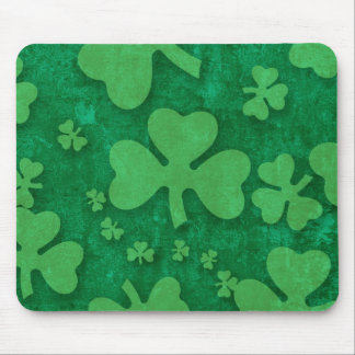 Shamrock Pattern Mouse Pad