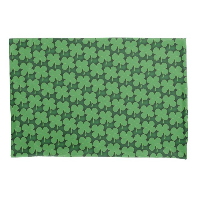 Shamrock Pattern Pillowcase (Front)