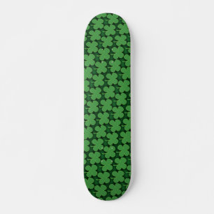 Shamrock Pattern Skateboard