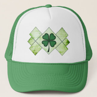 Shamrock Pattern St Patrick’s Day Shirt – boné Trucker Hat