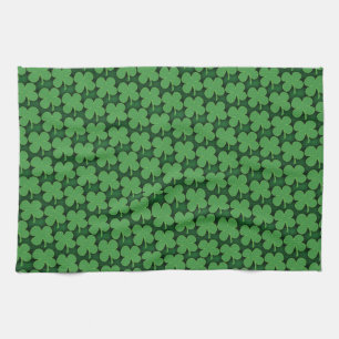 Shamrock Pattern Tea Towel