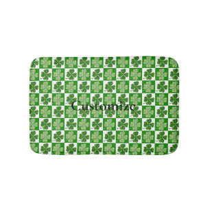 Shamrock Pattern  Thunder_Cove Bath Mat