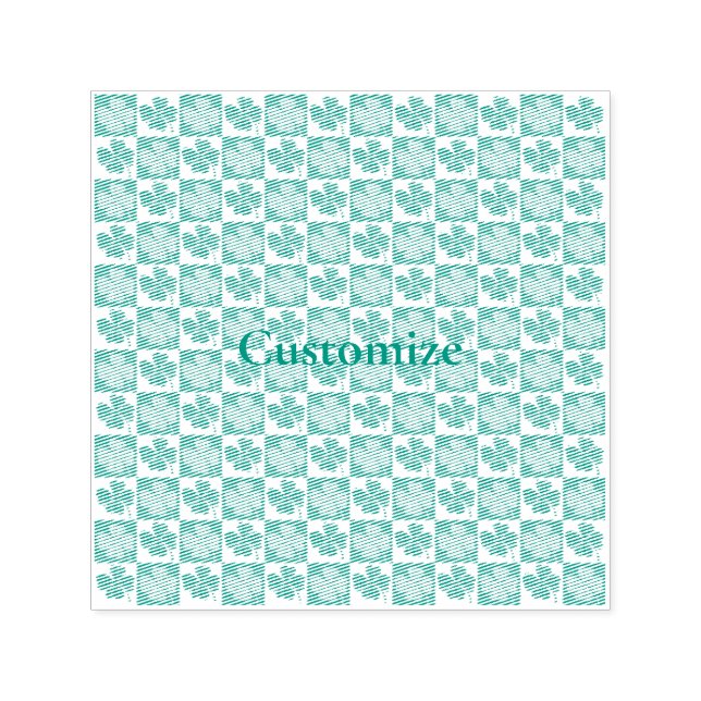Shamrock Pattern  Thunder_Cove Self-inking Stamp (Design)