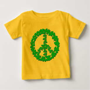 Shamrock Peace Sign Products Baby T-Shirt