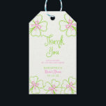 Shamrock Pink Green  Bridal Shower Thank You Gift Tags<br><div class="desc">Show your appreciation in style with the Shamrock Pink Green Bridal Shower Thank You Gift Tags. Featuring soft blush pink and fresh greenery hues with delicate shamrock accents, these gift tags perfectly complement a Lucky in Love or Irish-inspired bridal shower theme. Ideal for attaching to favour bags, candles, matchboxes, or...</div>