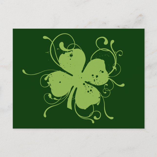 Shamrock Postcard (Front)