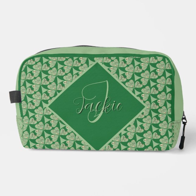Shamrock Print Cut Sew Bag (Front)