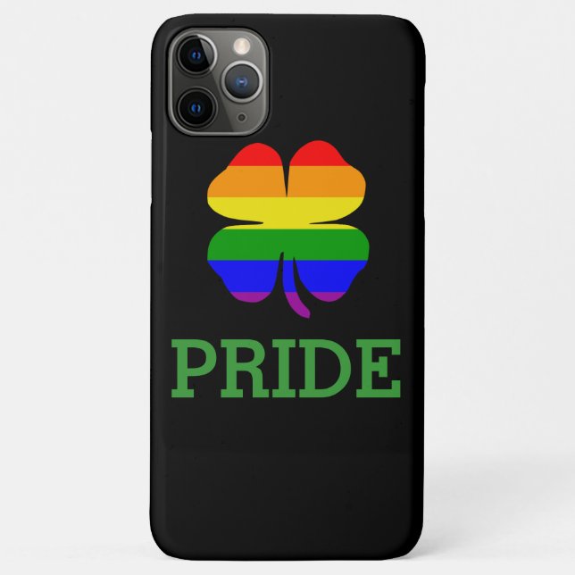 Shamrock Rainbow flag Gay Pride Case-Mate iPhone Case (Back)