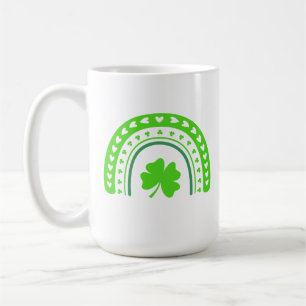 Shamrock Rainbow st Patrick's day Coffee Mug