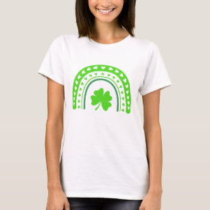 Shamrock Rainbow st Patrick's day T-Shirt