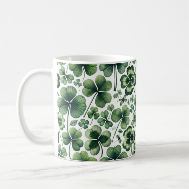 Shamrock Shuffle Coffee Mug (Left)