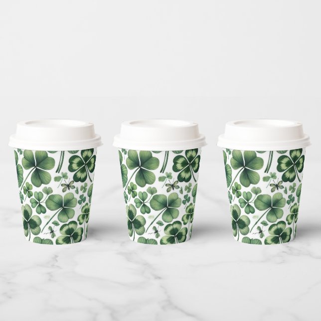 Shamrock Shuffle Paper Cups (Multi)