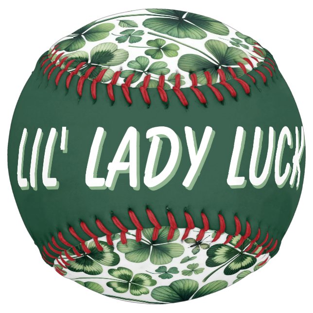 Shamrock Shuffle (personalise) Softball (Back)