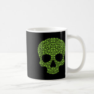 Shamrock Skull Lucky Irish Skull St. Patrick's Day Coffee Mug