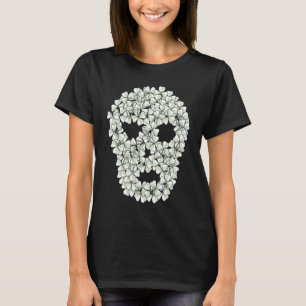 Shamrock Skull St Patricks Day Cool Irish Skeleton T-Shirt