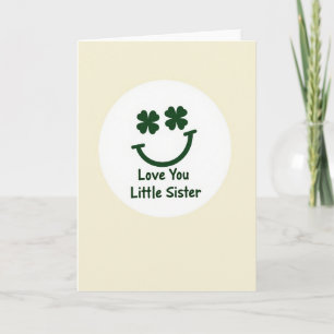 Shamrock Smile Sister Card