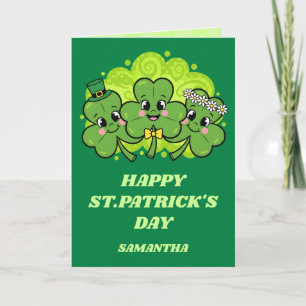 Shamrock Smiles St. Patrick’s Day Card