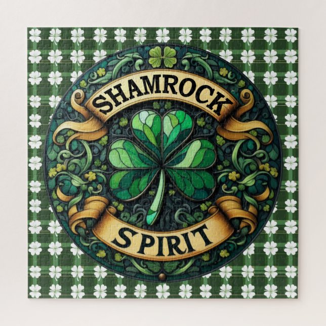Shamrock Spirit Puzzle (Vertical)