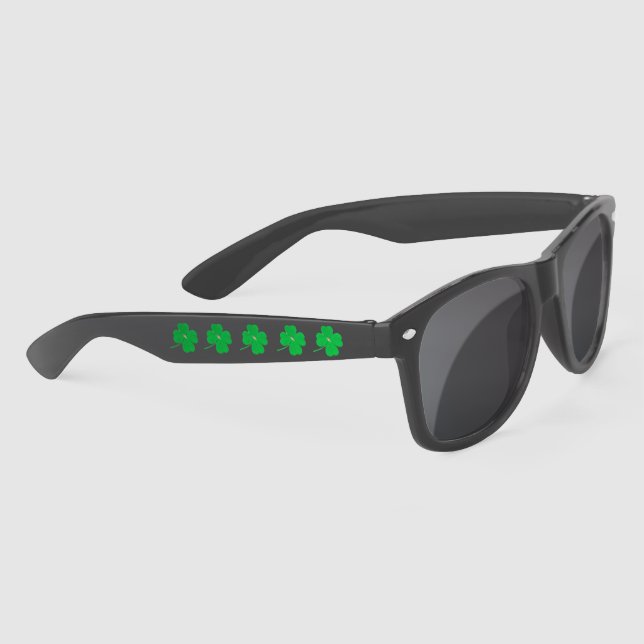 Shamrock Spirit St. Patrick’s Day Green 4Shannon Sunglasses (Right)