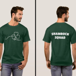 Shamrock Squad Clover St Patrick’s T-Shirt