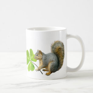 Shamrock Squirrel Mug