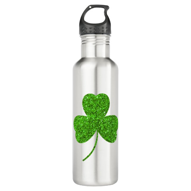 Shamrock St. Patrick's Day 710 Ml Water Bottle (Front)