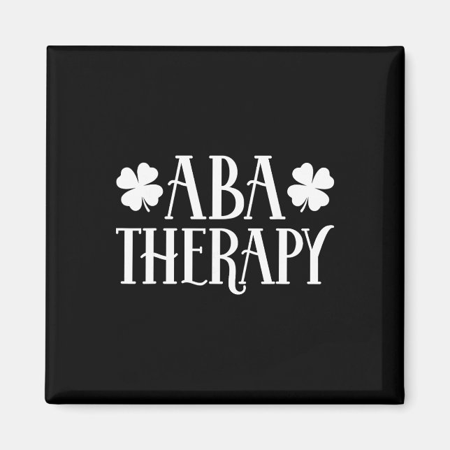 Shamrock St Patricks Day Behavioural Analysts A Th Magnet (Front)