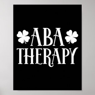Shamrock St Patricks Day Behavioural Analysts A Th Poster