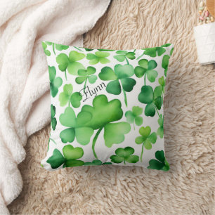 Shamrock St Patricks Day Cushion