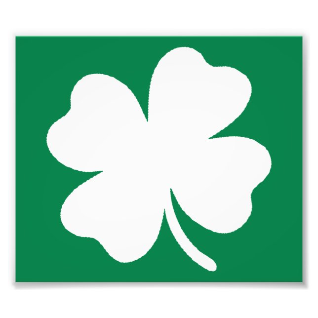 Shamrock  St Patricks Day Ireland Photo Print (Front)
