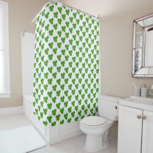Shamrock St. Patrick's Day Lg Repeat Shower Curtain