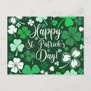 Shamrock St. Patrick's Day Postcard