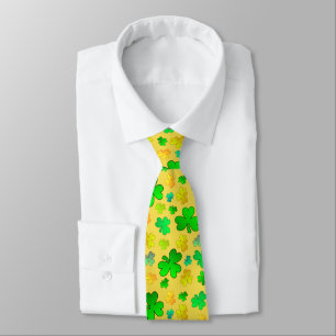 Shamrock St. Patrick's Day Tie