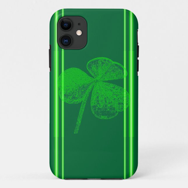 Shamrock Stamp by Kenneth Yoncich Case-Mate iPhone Case (Back)