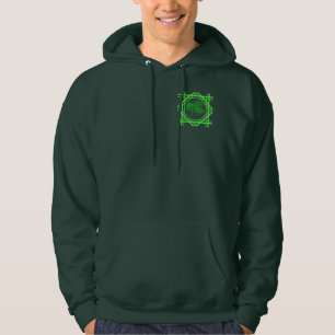 Shamrock Stamp by Kenneth Yoncich Hoodie