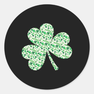 Shamrock T Shirt - Saint Patricks Day Classic Round Sticker