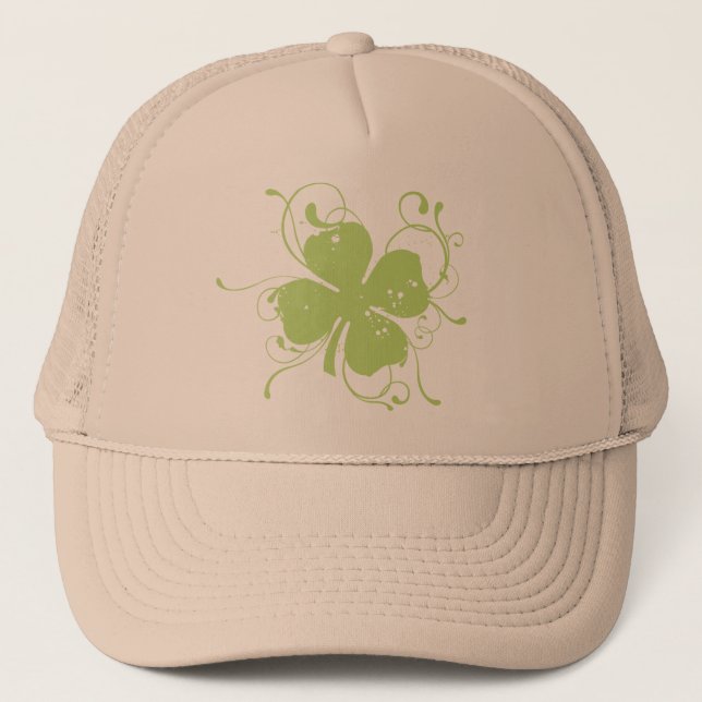 Shamrock Trucker Hat (Front)