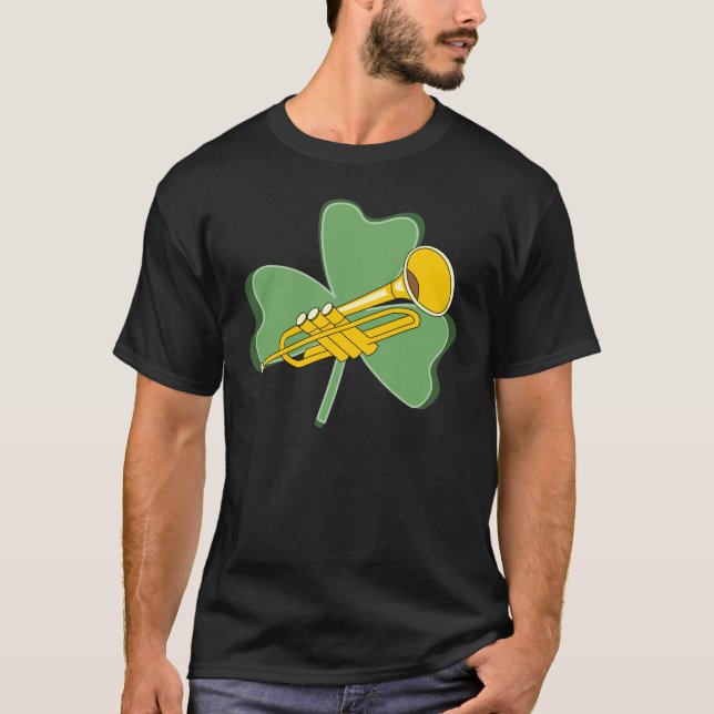 Shamrock Trumpet T-Shirt (Front)