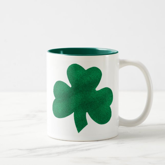 Shamrock Two-Tone Coffee Mug (Right)