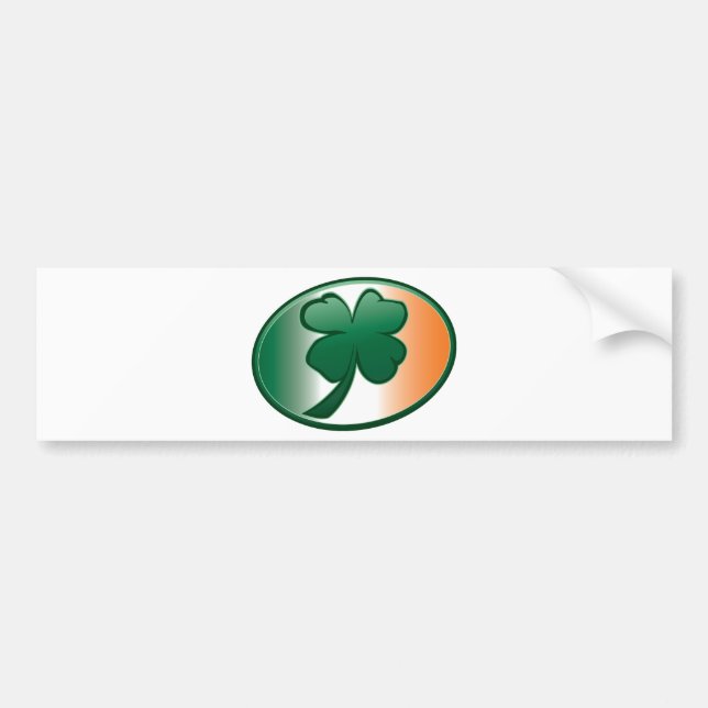 Shamrock v4 bumper sticker (Front)