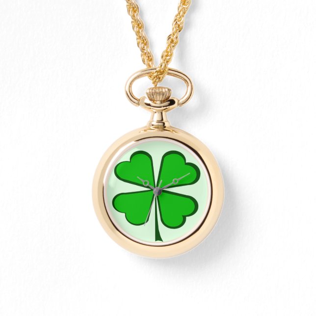 Shamrock Watch Necklace (Front)