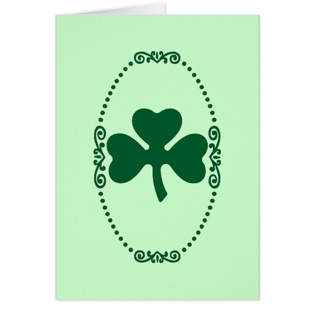 Shamrock With Dots (Front)
